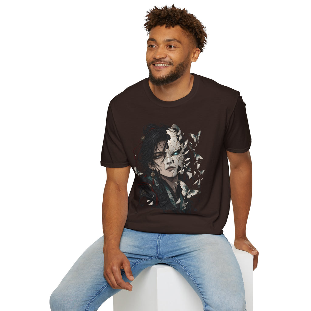 Mask Unfurls | Japanese Anime Style Mask Graphic Shirt