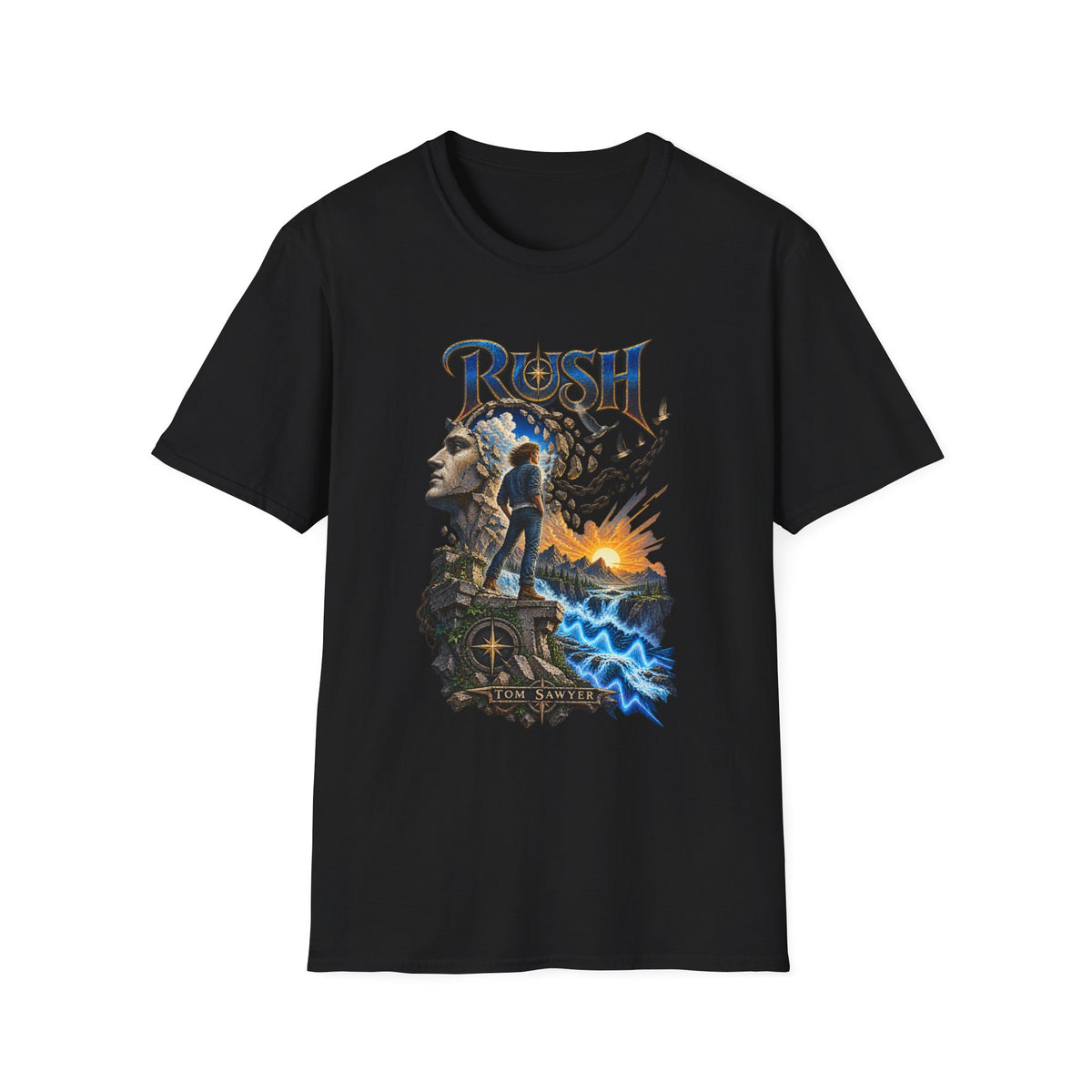 Rush | Tom Sawyer | Legendary Band Graphic T-Shirt