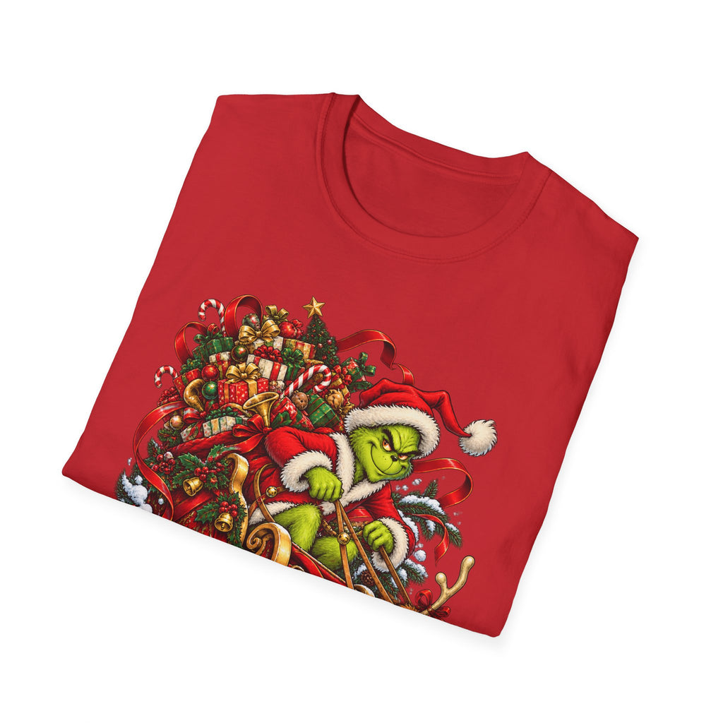 Grinch & Max Sleigh Ride | Funny Christmas T Shirt