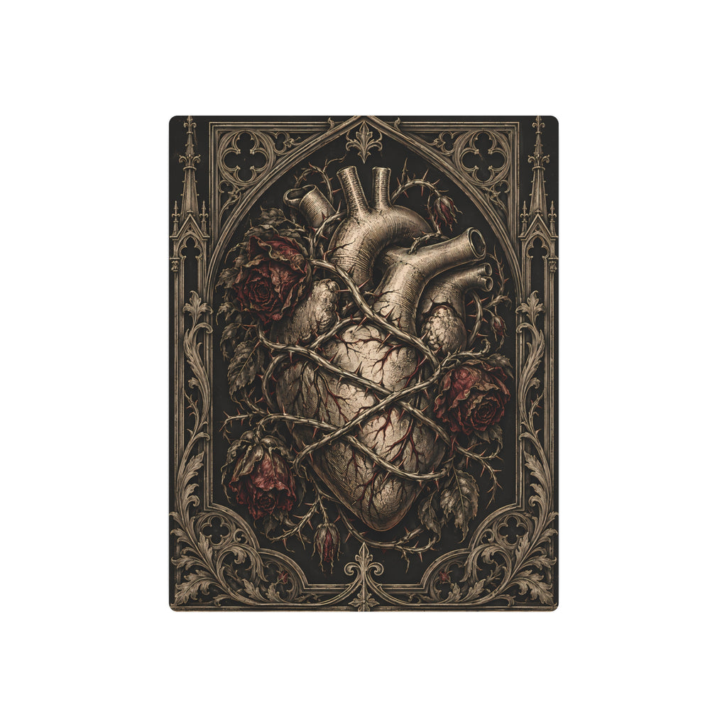 Metal Art Sign | Gothic Heart | Occult Wall Art