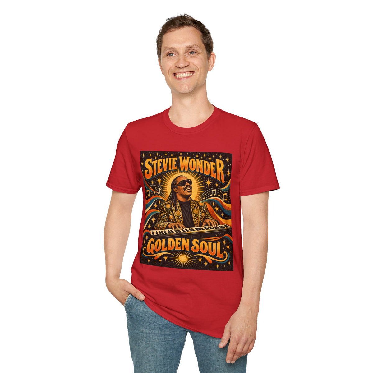 Stevie Wonder Golden Soul T‑Shirt