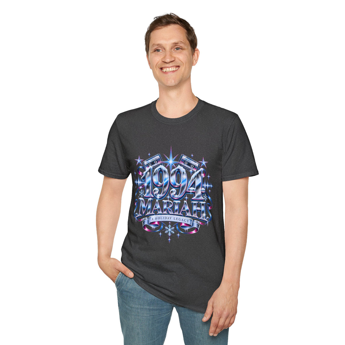 1990s Mariah Carey Graphic T-Shirt | Retro Cassette Pop Vintage Tour Style