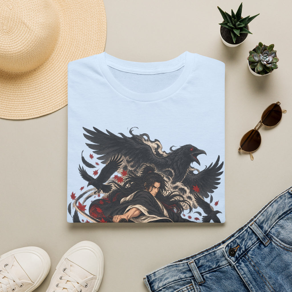 Raven Master | Japanese Samurai | Dark Fantasy T-Shirt
