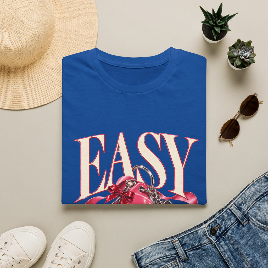 Sugababes | Easy Lockheart Pink Key & Heart Graphic T Shirt