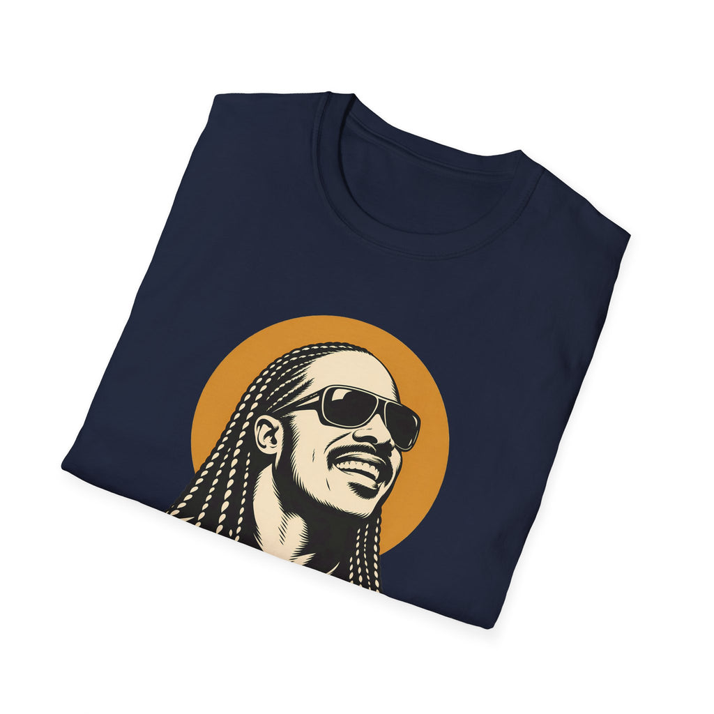 Stevie Wonder Graphic T-Shirt - Retro Soul Music Tee