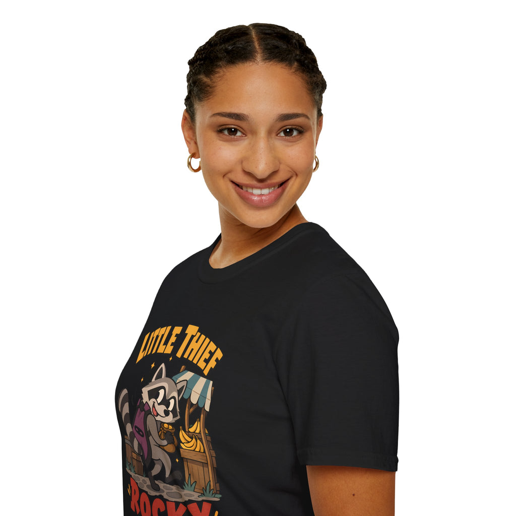 Little Thief Rocky T-Shirt - Cute OSRS Rocky Tee