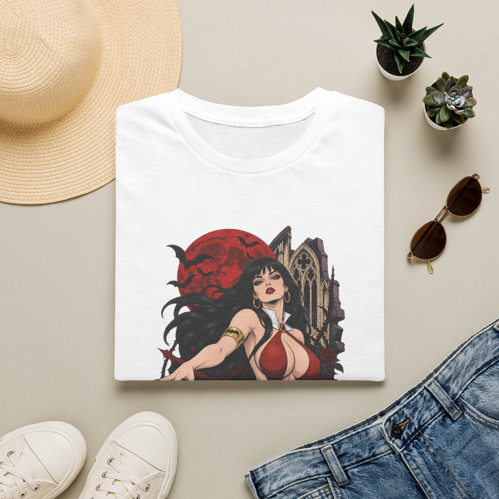 Vampirella | Sexy Vampire Queen | Pin Up Girl | Sexy Halloween Graphic T-Shirt