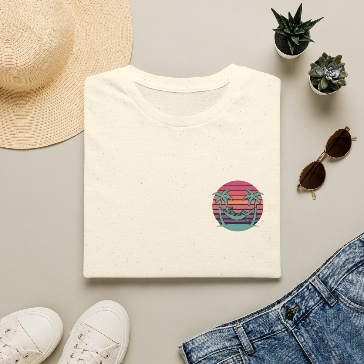 Manta - Summer / Sealife / Skeleton Backprint T-Shirt