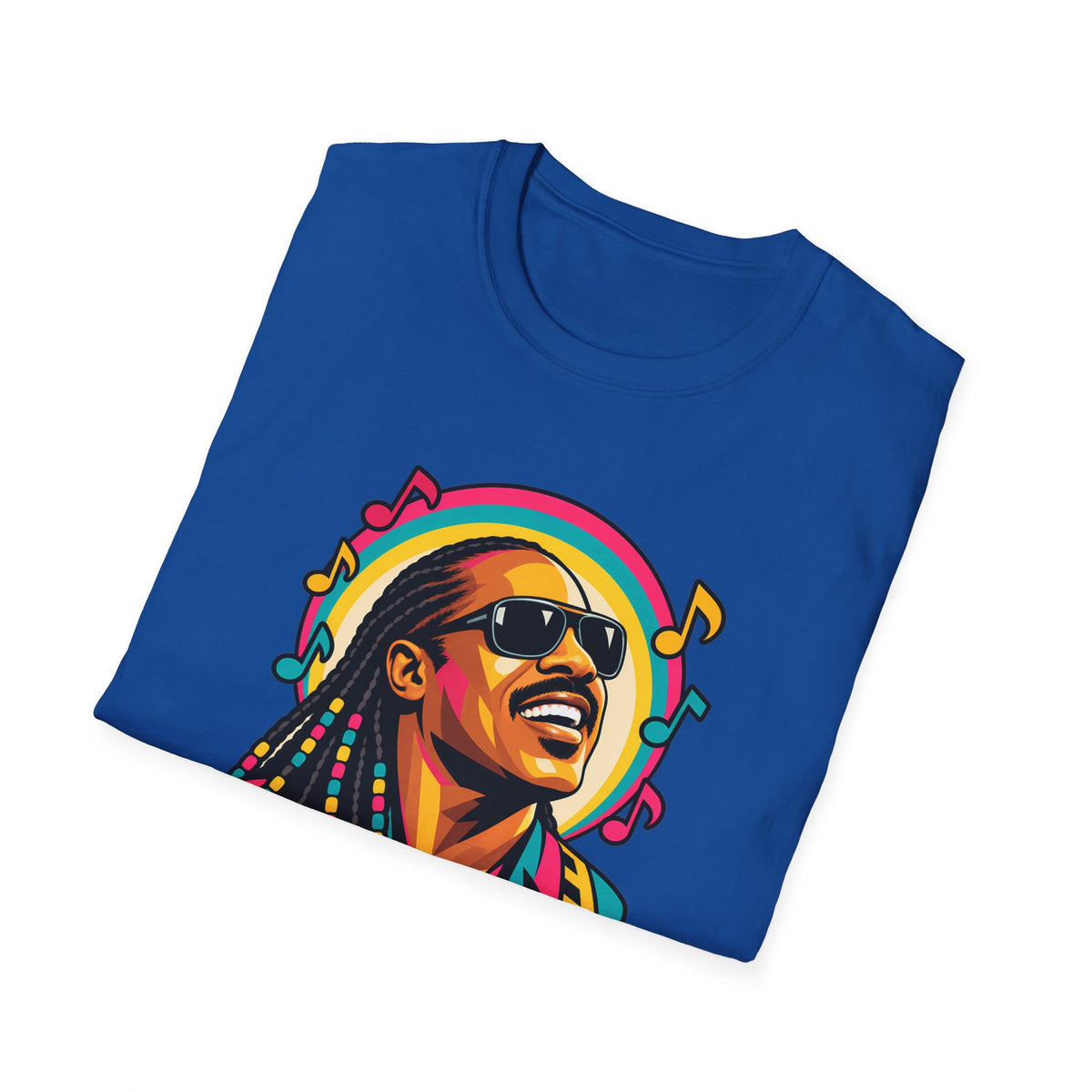 Stevie Wonder Life in Colour Music Legend Portrait T-Shirt