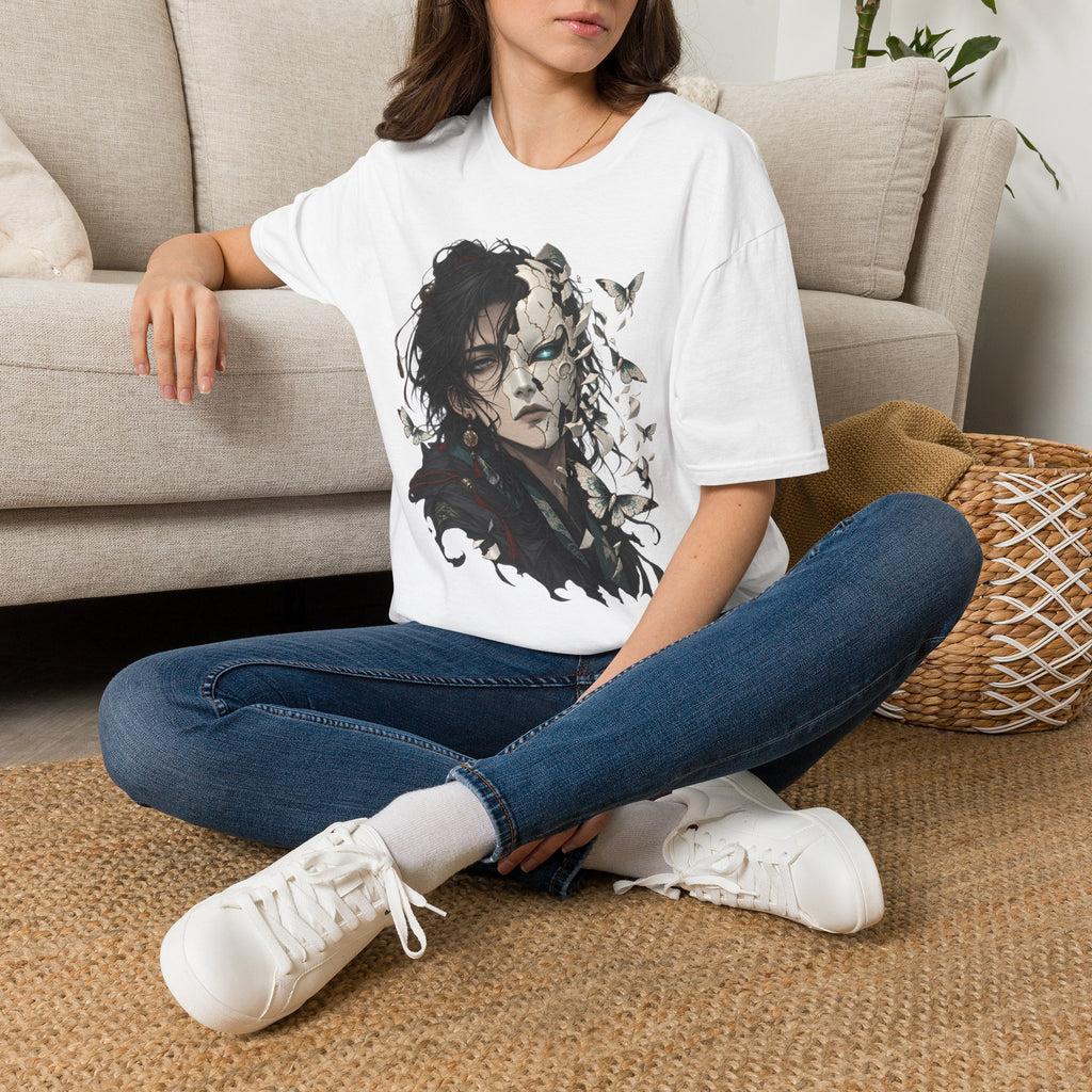 Mask Unfurls | Japanese Anime Style Mask Graphic Shirt