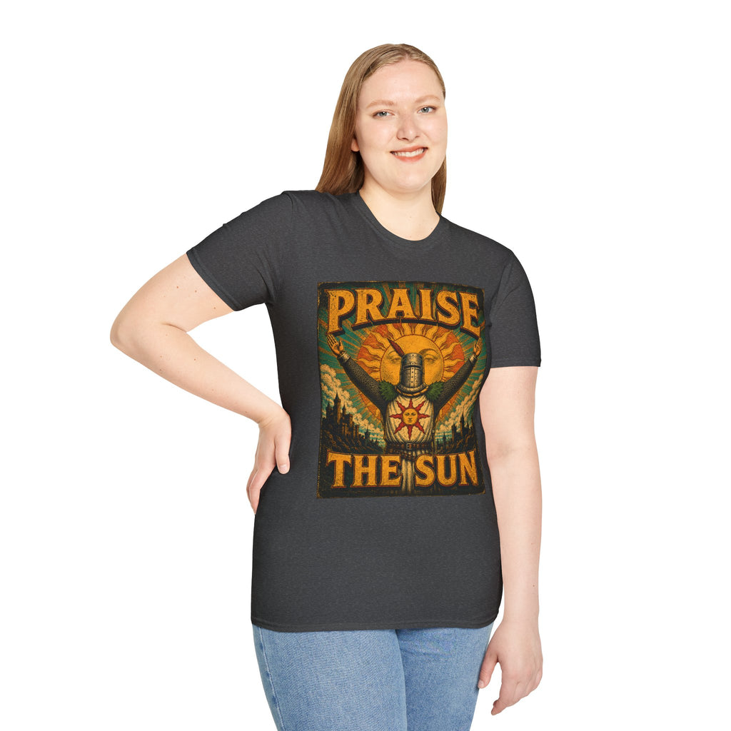 Praise the Sun T-Shirt — Dark Souls-Inspired Gaming Tee
