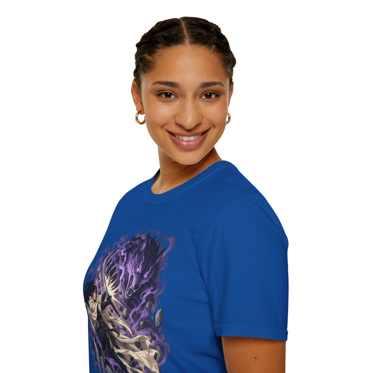 Trial of the Wolf | Samurai Anime Storm Warrior T-Shirt