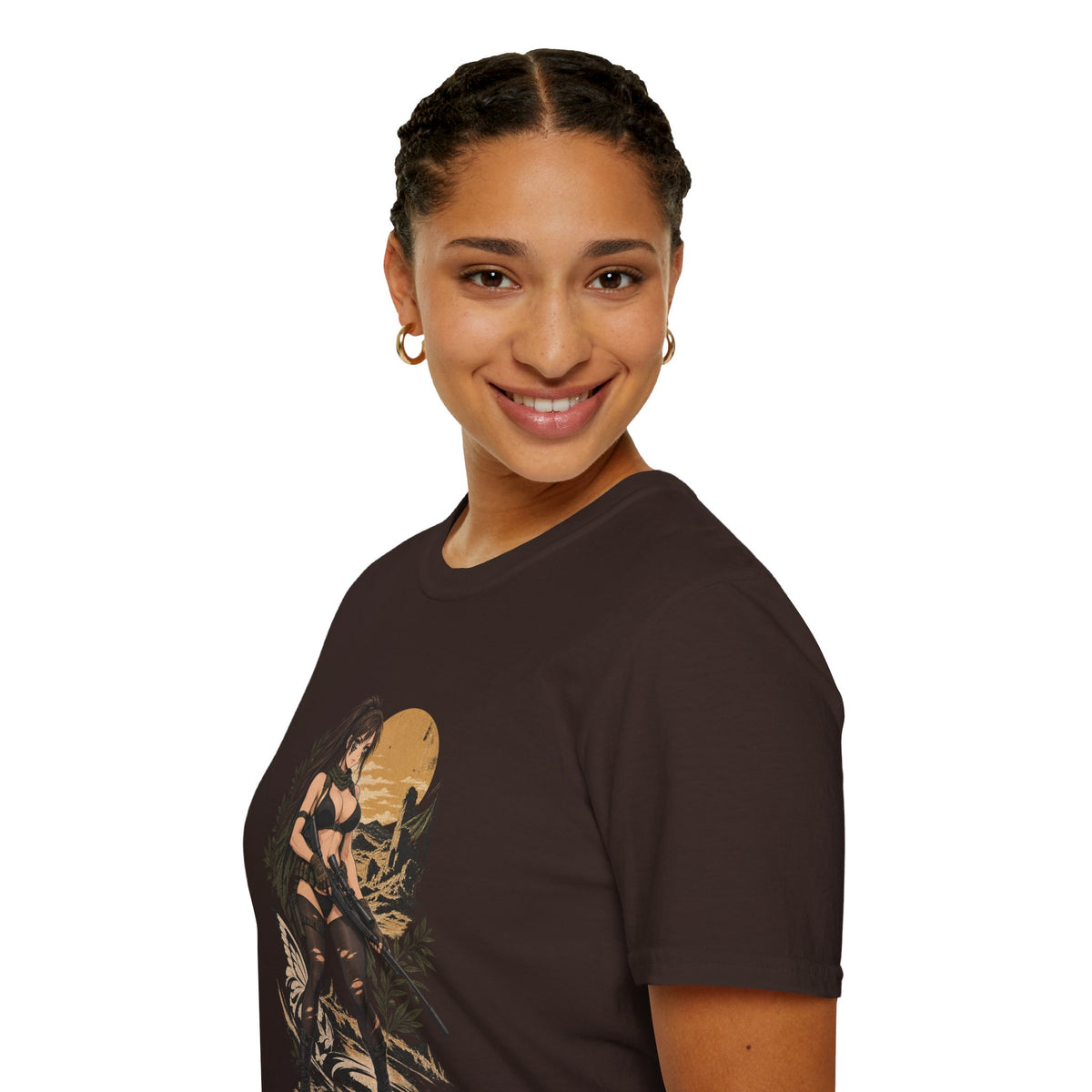Quiet | Metal Gear | Sexy Sniper Pin up Fantasy Warrior Woman T-Shirt