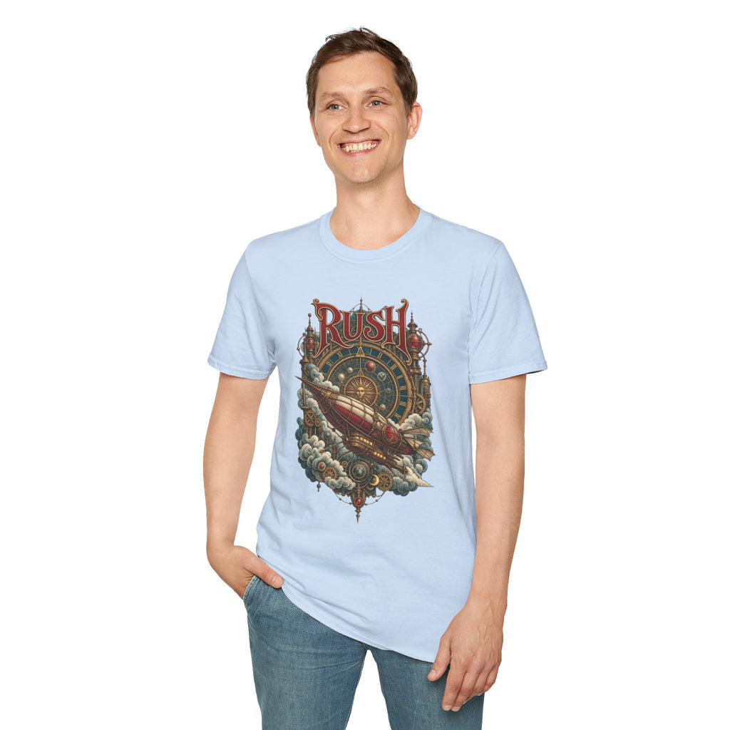 Rush | Clockwork Flight | Prog Band Airship T-Shirt