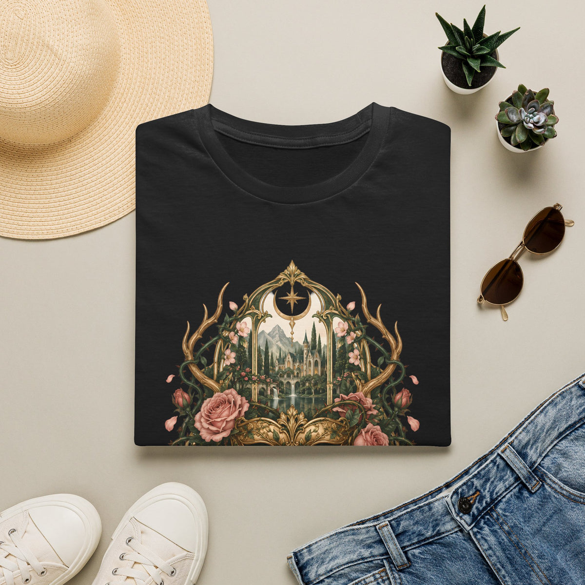 Spring Court | ACOTAR Book Floral Masquerade T-Shirt