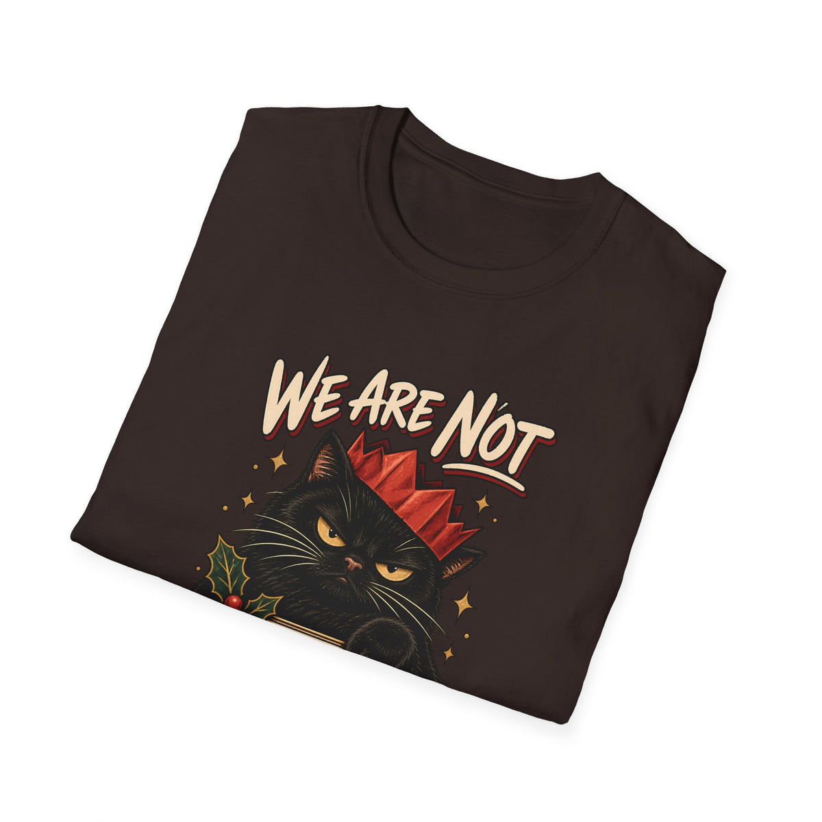 We Are Not Skipping Mariah | Mariah Carey Cat Fan Christmas Holiday Tee