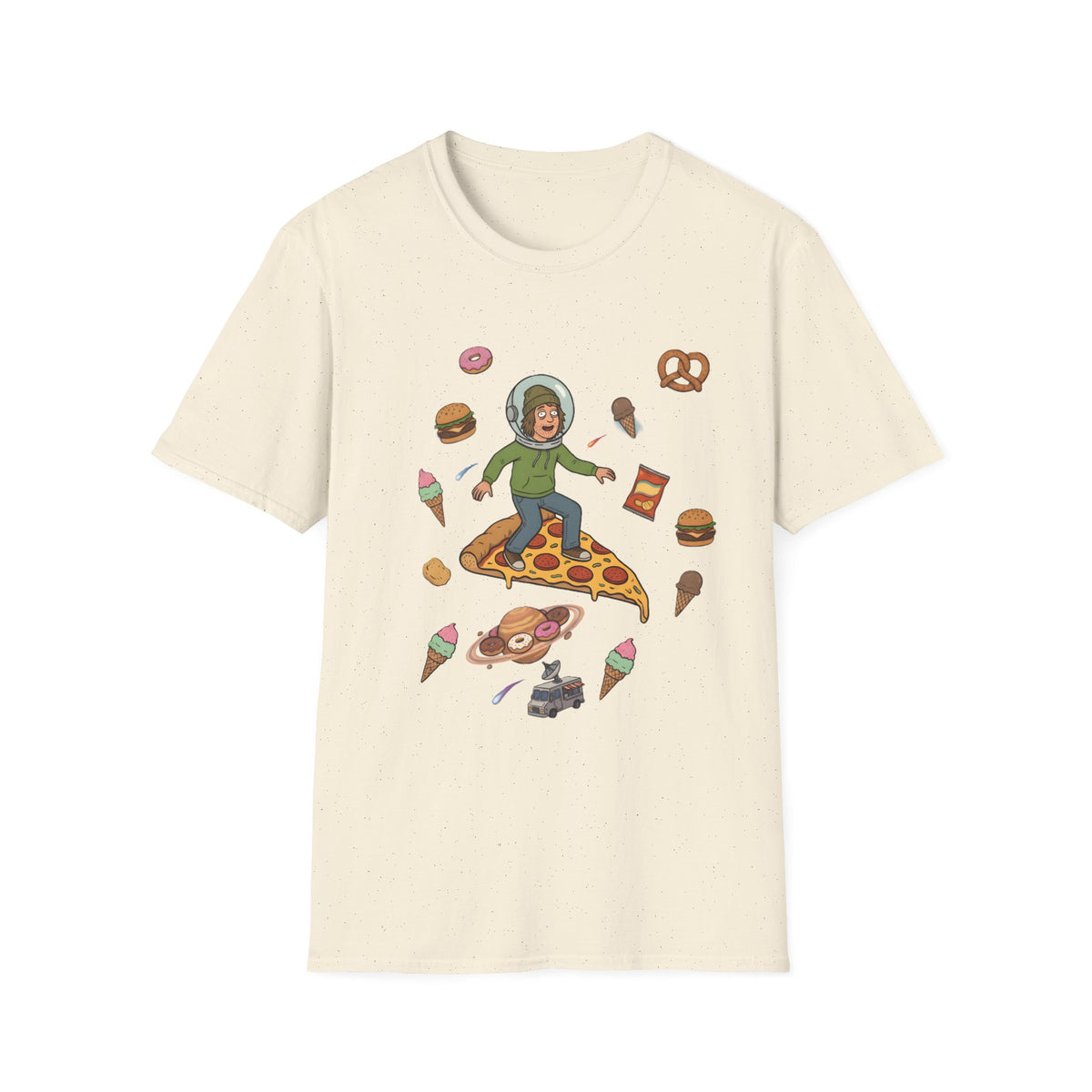 Pizza Ride - T-Shirt, Stoner / Weed Culture Stoner Design