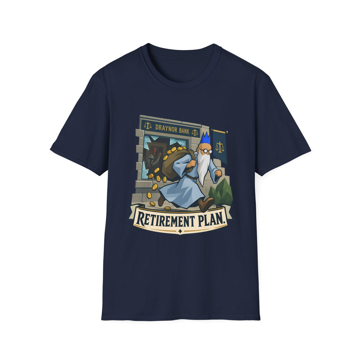 Retirement Plan Wise Old Man OSRS / Runescape T-Shirt