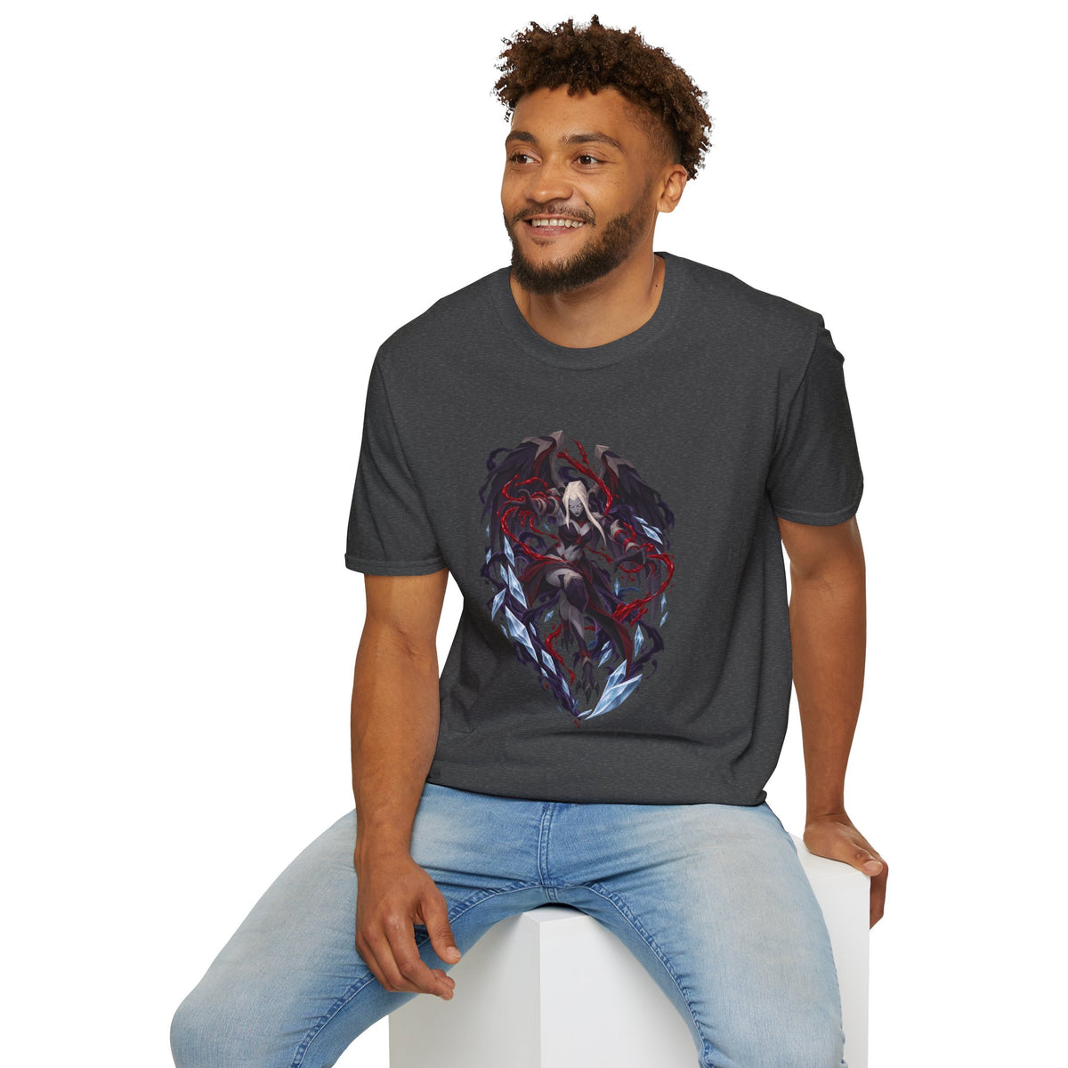 Heart Shard Nex OSRS | Runescape Inspired Graphic T-Shirt | Dark Anime