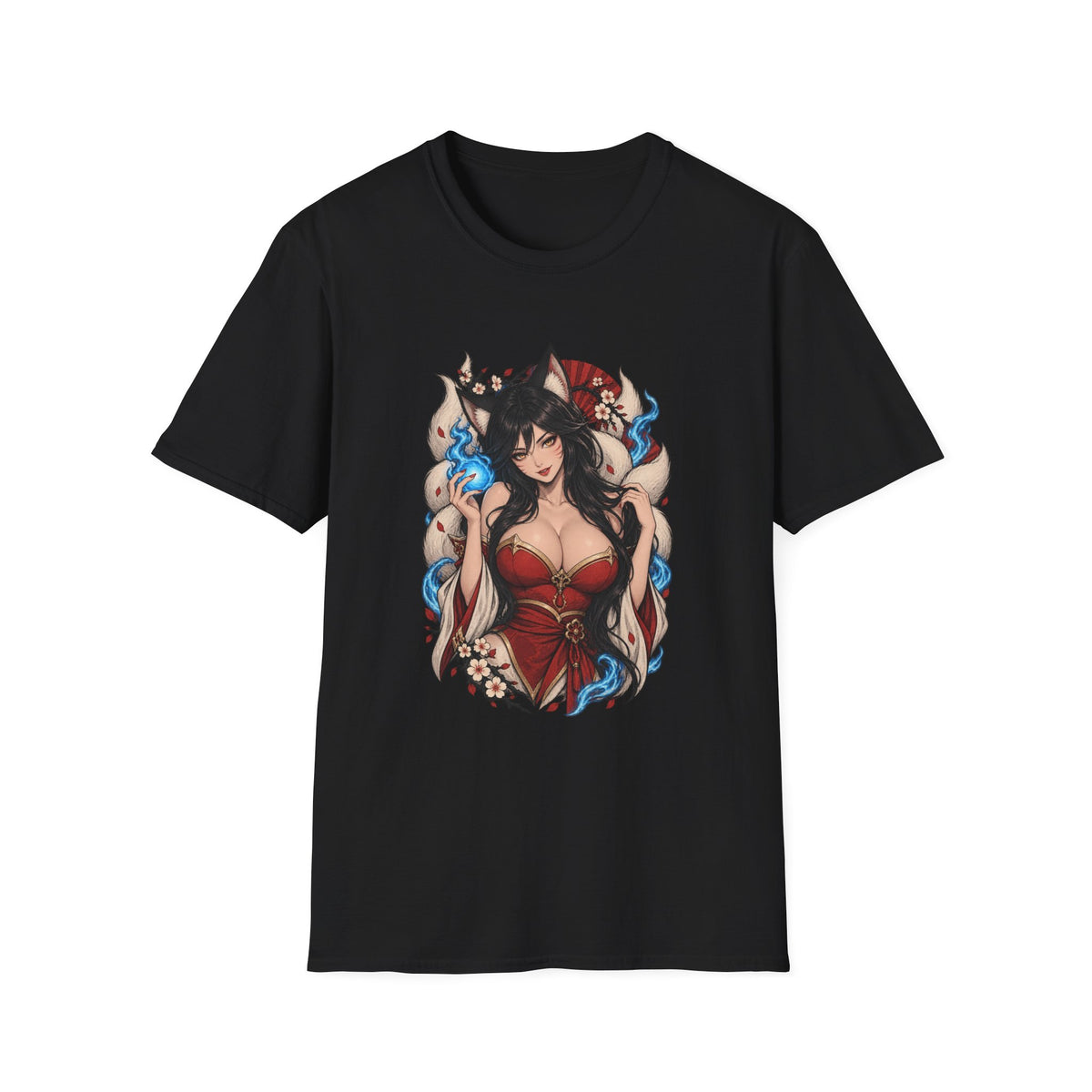 Ahri | League of Legends | Anime Pin Up Kitsune Girl T-Shirt
