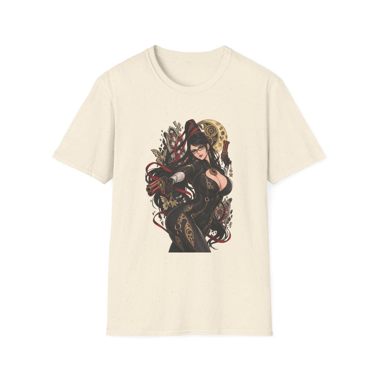 Bayonetta | Sexy Gothic Gaming Anime Pin Up Girl | Gothic Sorceress T-Shirt