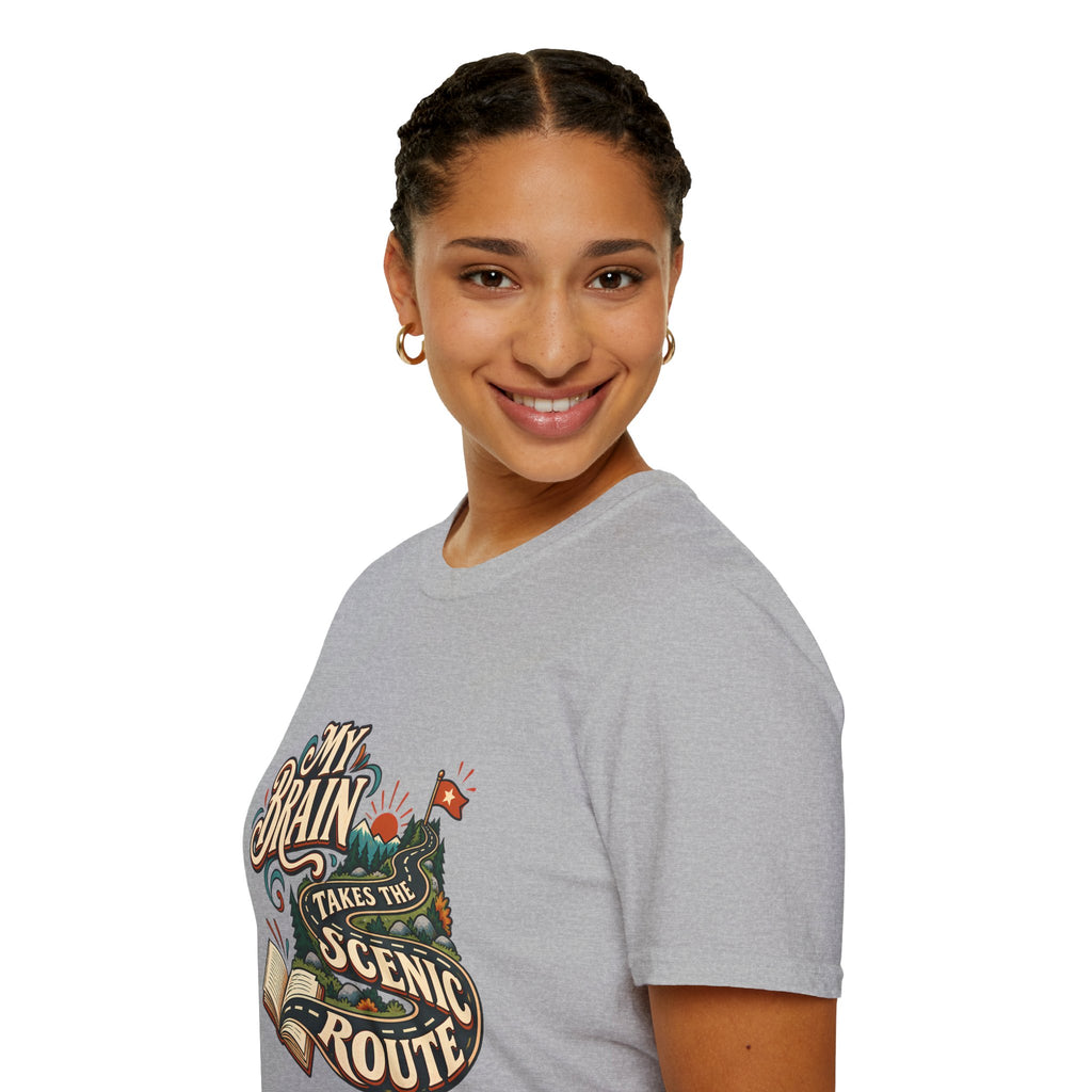 The Scenic Route | A Beautifully Different Mind | Neurodivergent Shirt