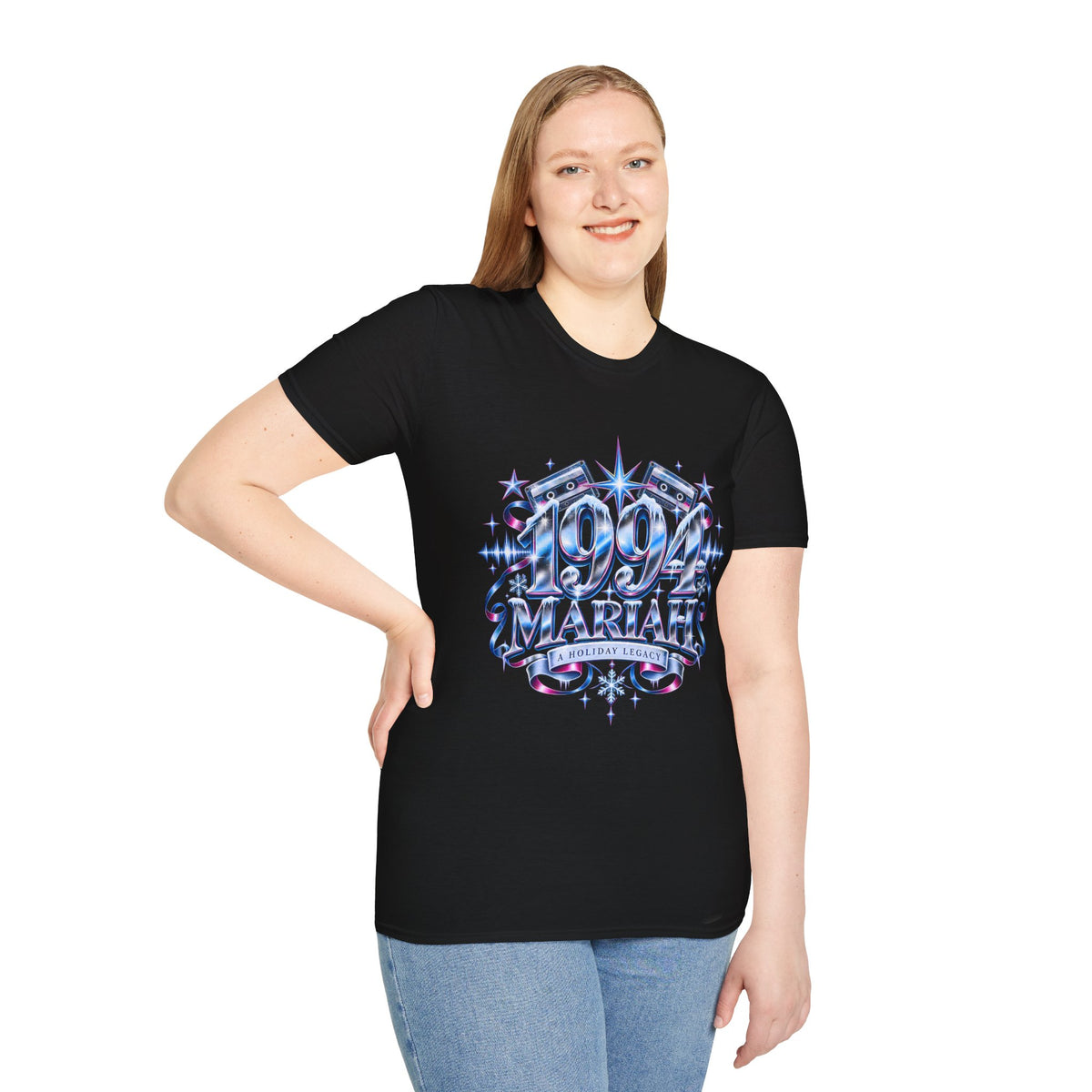 1990s Mariah Carey Graphic T-Shirt | Retro Cassette Pop Vintage Tour Style