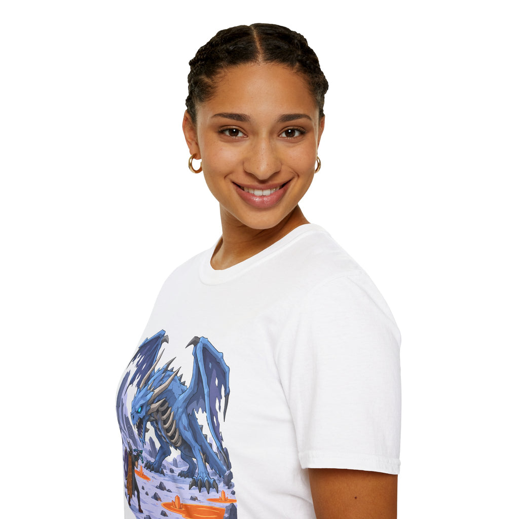 Vorkath Blue Ice Dragon T-Shirt - Fantasy Dragon Graphic Tee