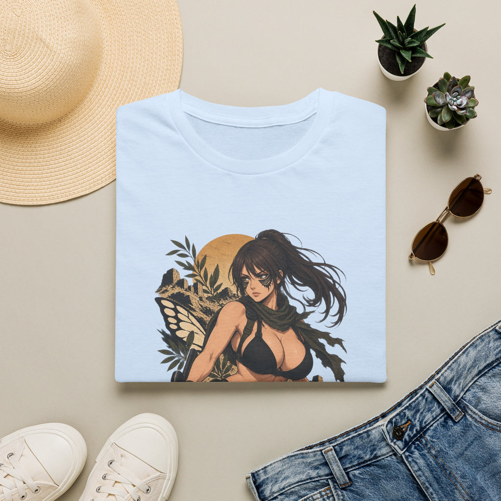 Quiet | Sexy Metal Gear Pin Up Girl | Anime Style Sniper Girl T-Shirt