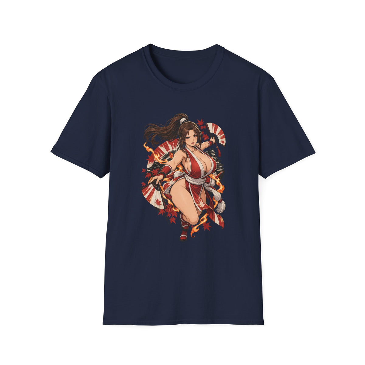Mai Shiranui | Fatal Fury | Anime Style Pin up Girl Warrior T-Shirt