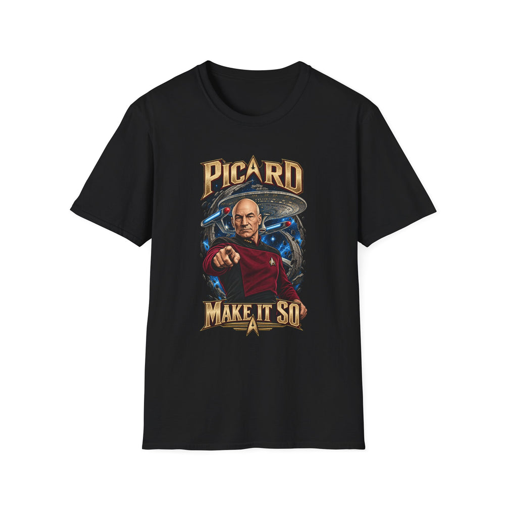 Captain Picard Make It So – Star Trek TNG Command Portrait
