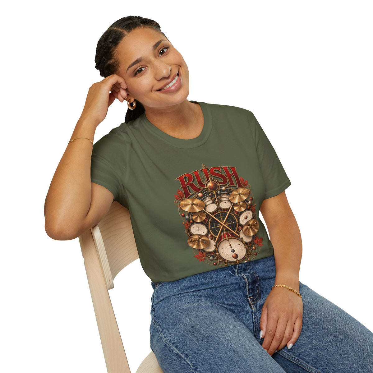 Rush | Rhythm of the Cosmos | Drummer Graphic Prog Band T-Shirt