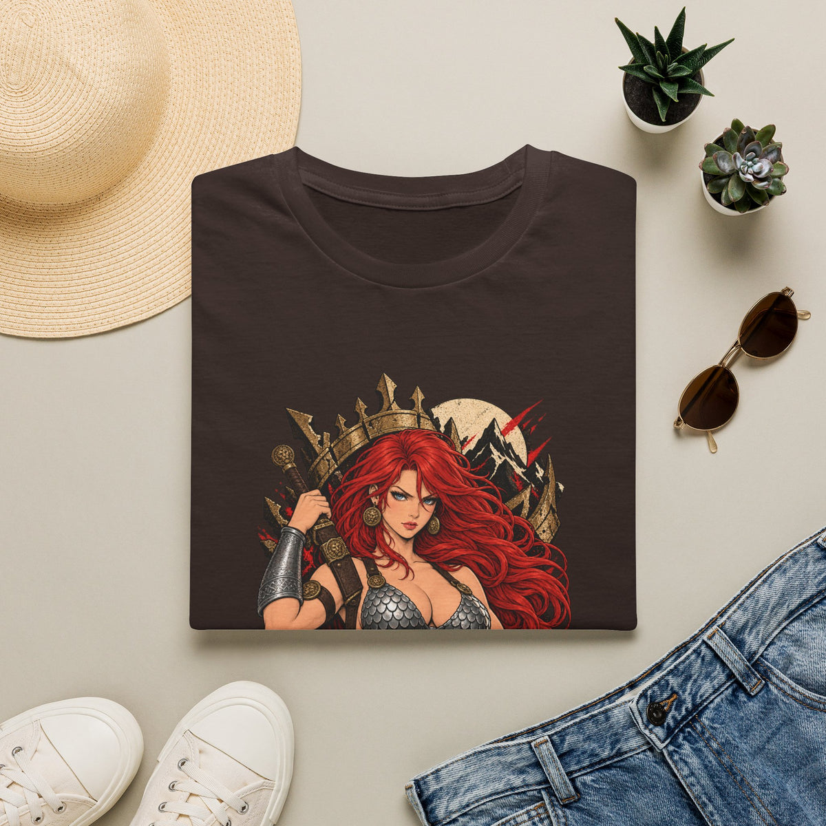 Red Sonja | Conan The Barbarian Pin Up Style Shirt