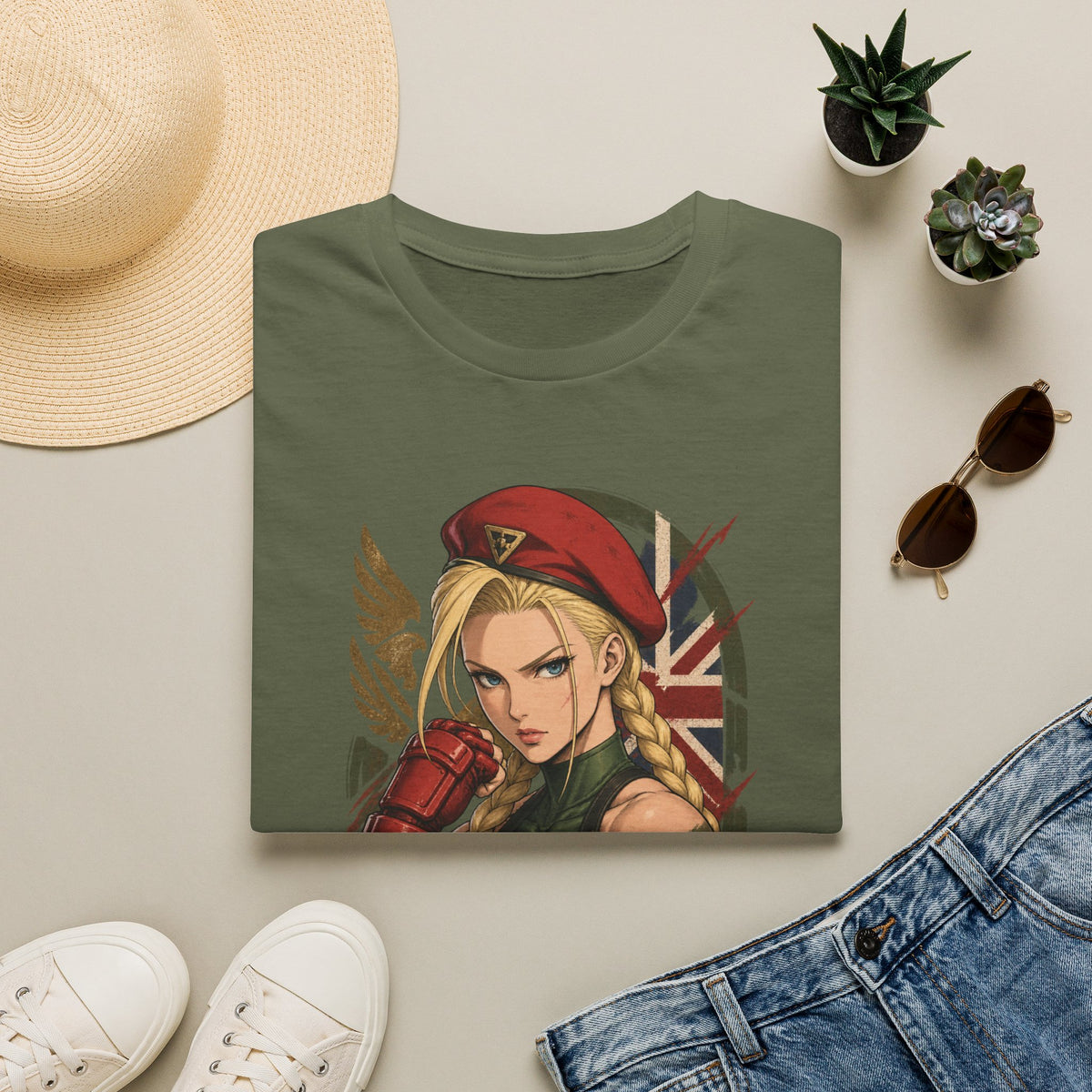 Cammy | Street fighter Sexy  Pin Up Style Graphic T Shirt