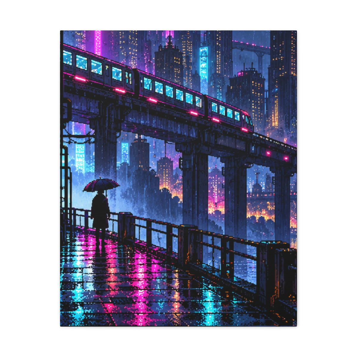 Stretched Matte Canvas Print — 1.25" Depth (Custom Design)