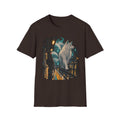 Wolf in the Rain | Last Train Home T-Shirt | Urban Nightscape Graphic Tee