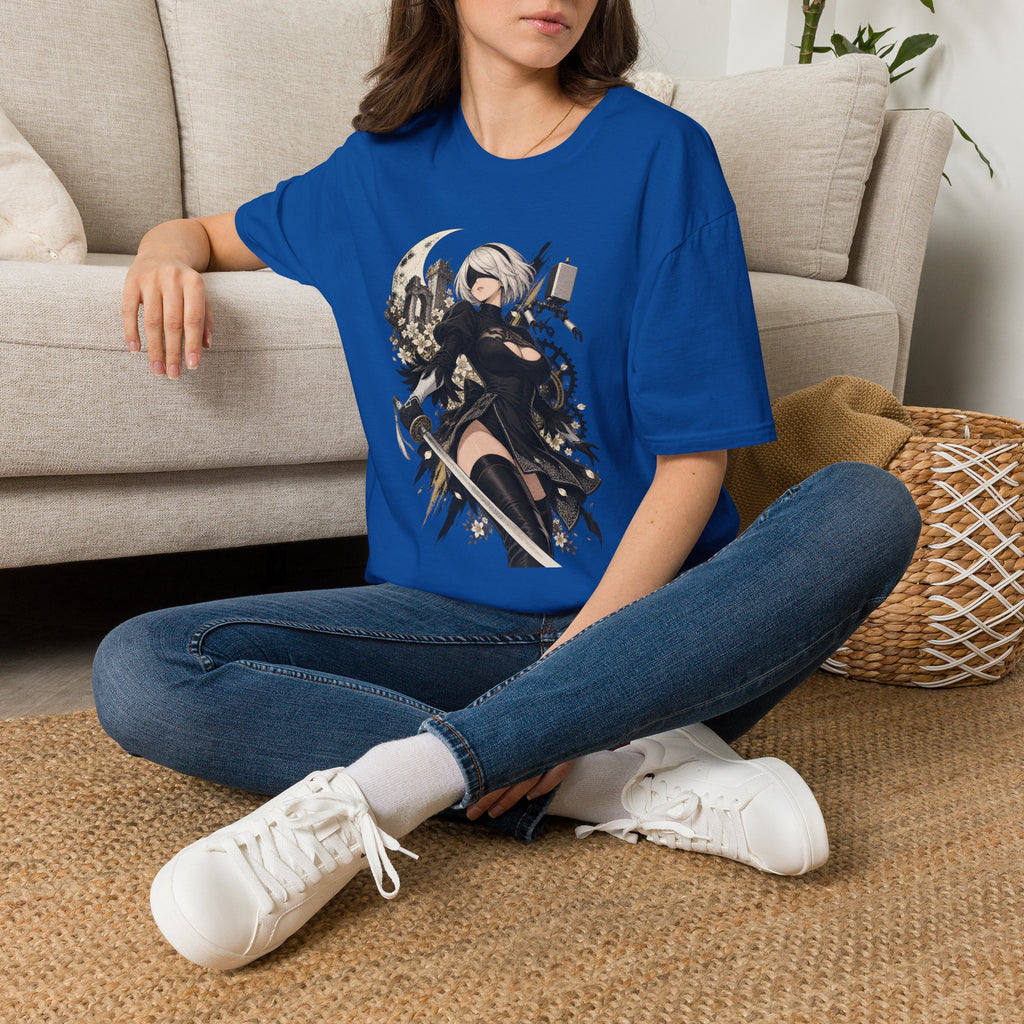 2B | Nier Automata | Anime Swordgirl Pin Up T-Shirt