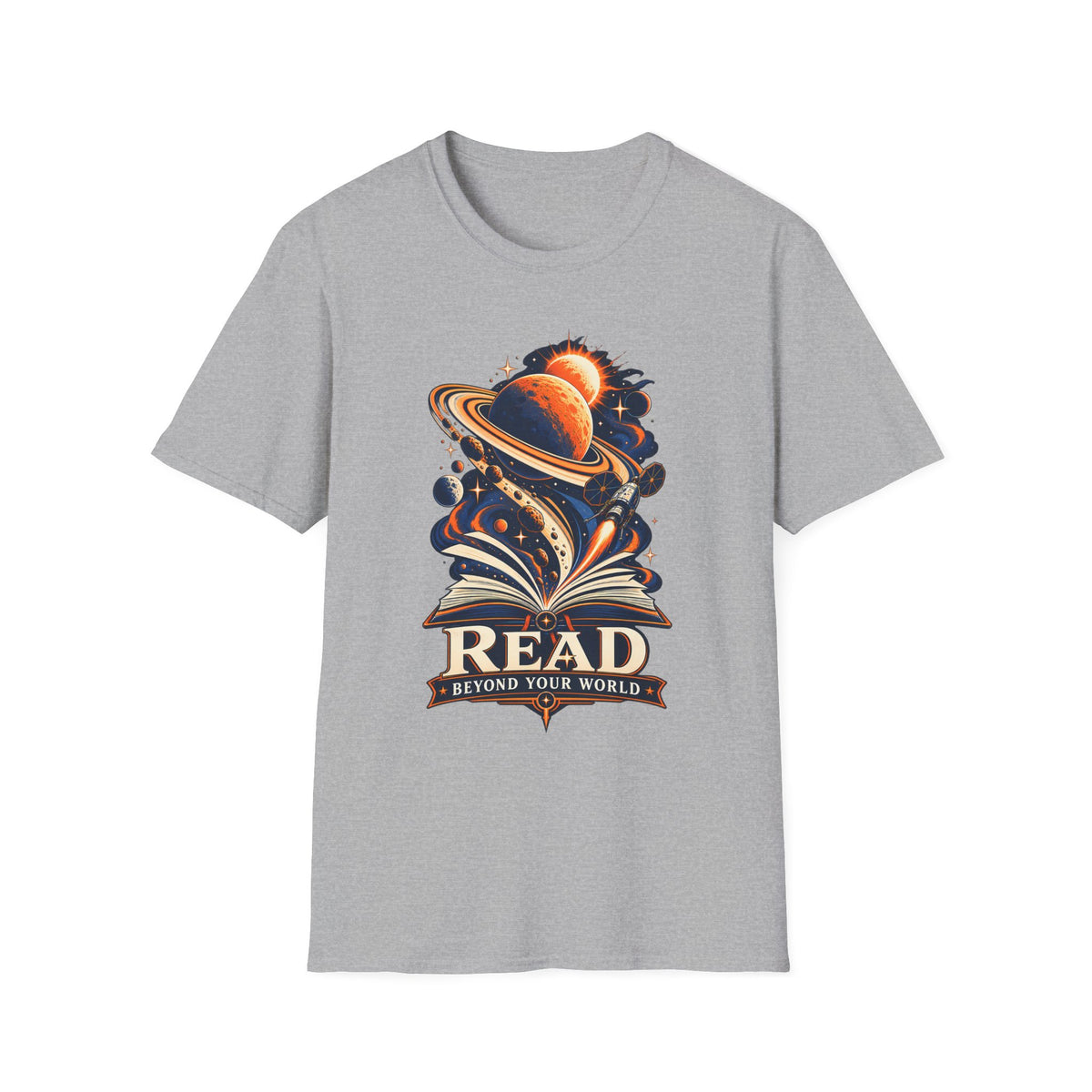 Read Beyond Your World | Book and Space Lovers T-Shirt | Project Hail Mary Inspired