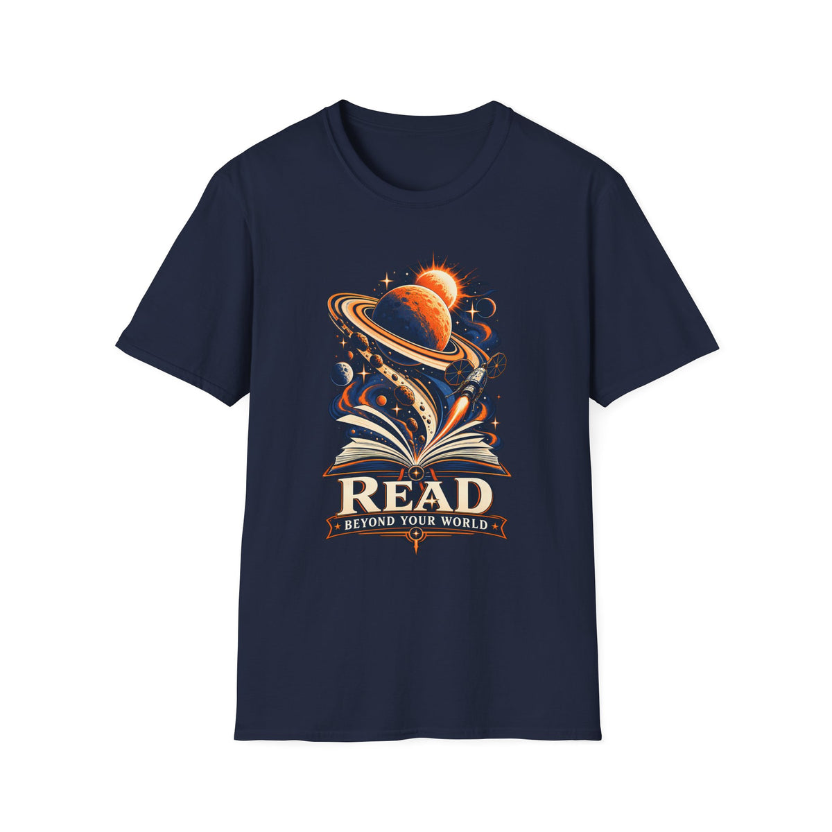 Read Beyond Your World | Book and Space Lovers T-Shirt | Project Hail Mary Inspired