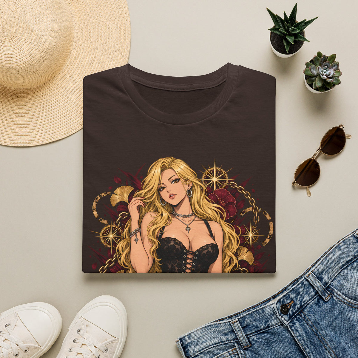Blonde Bombshell | Japanese Anime Style Pin up Girl