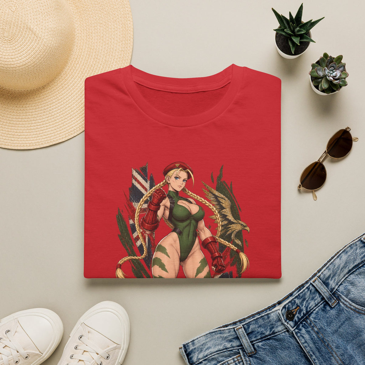 Street Fighter Cammy | Pin Up Style Cammy Shirt From Street Fighter