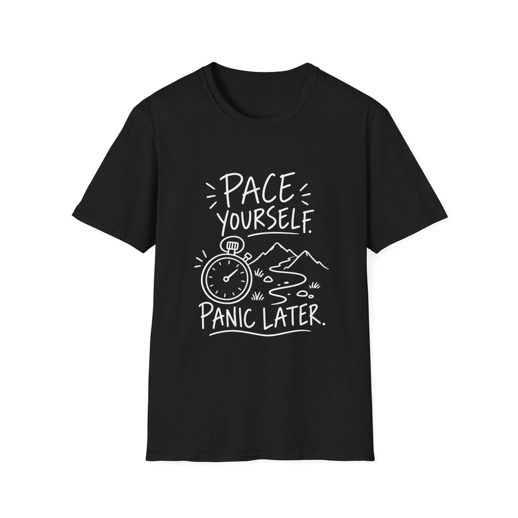Runner Gift | Pace Yourself, Panic Later | Graphic Tee