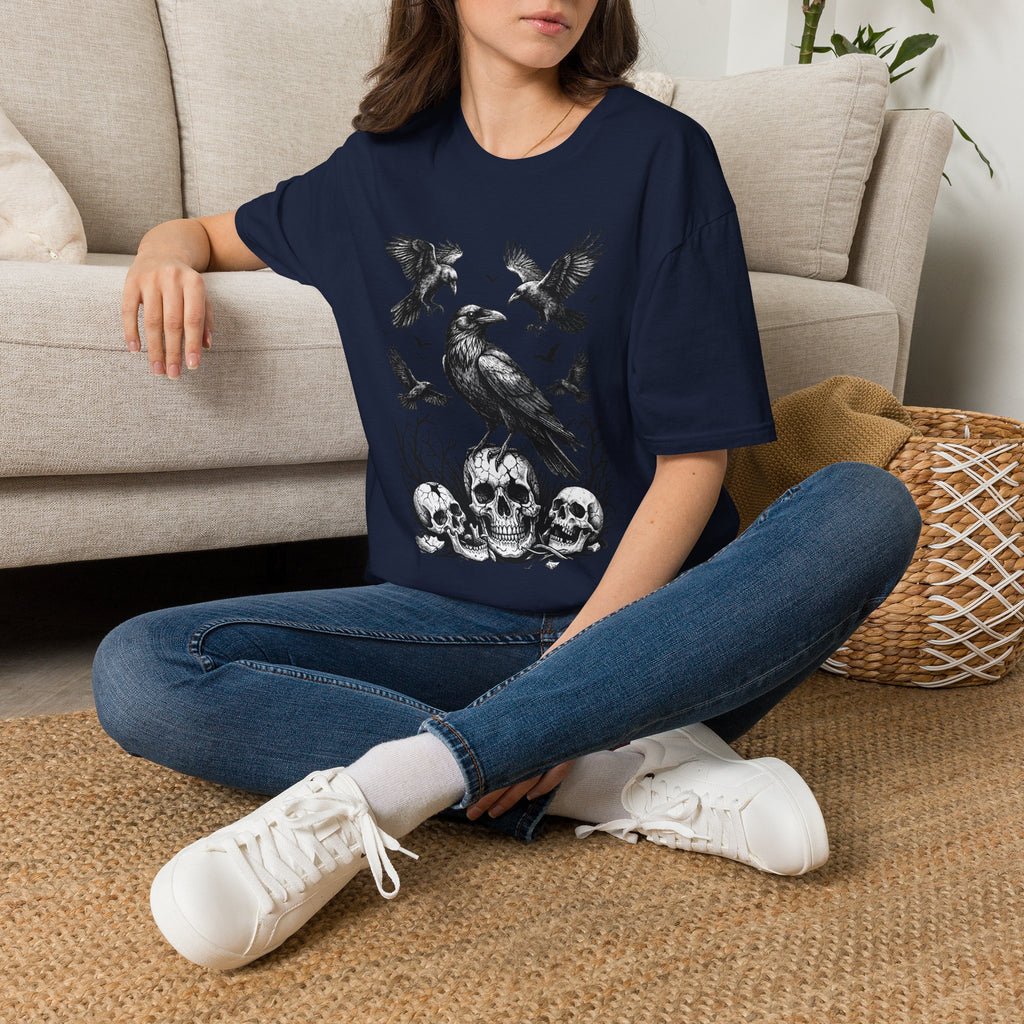 Murder of Crows - Gothic / Dark Fantasy Crow T-Shirt