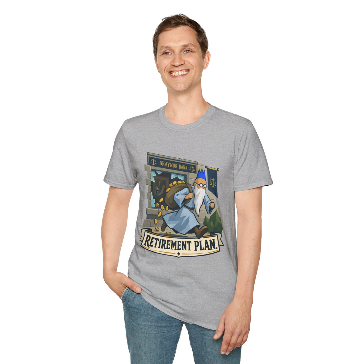 Retirement Plan Wise Old Man OSRS / Runescape T-Shirt