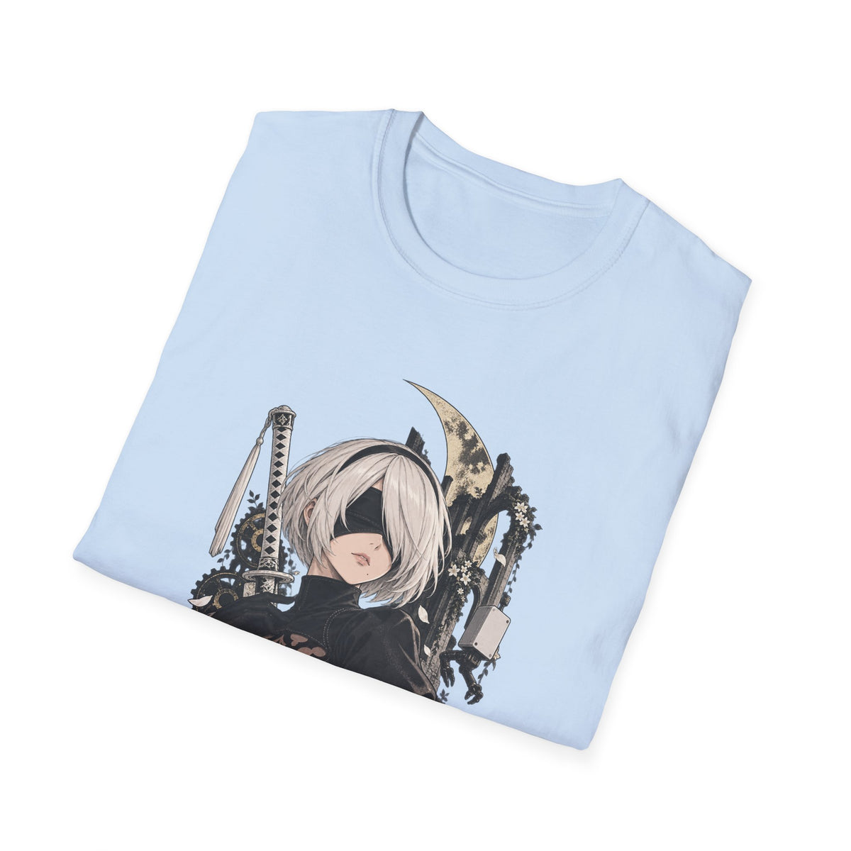 2B | Nier Automata | Anime Character Gothic T-Shirt