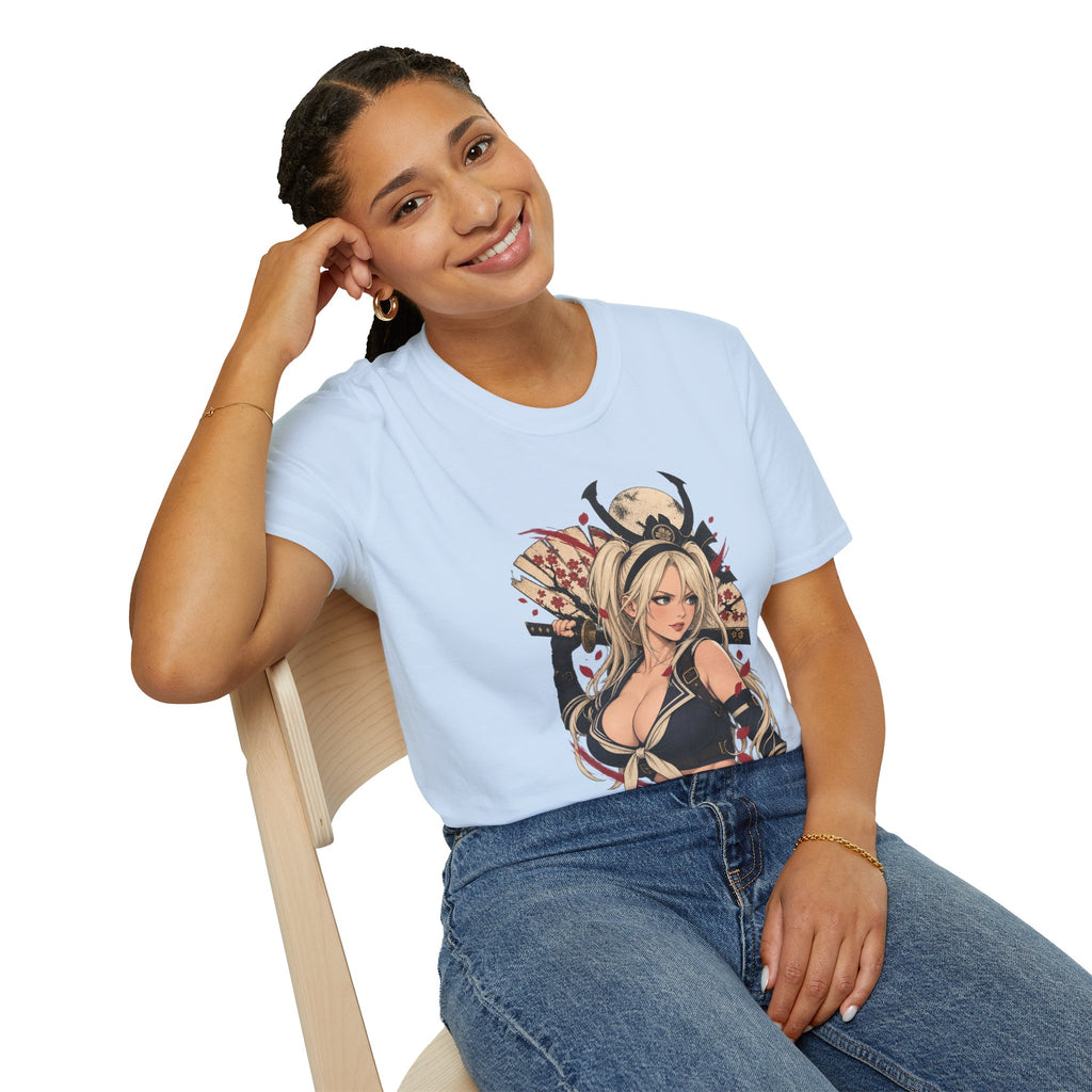 Babydoll | Samurai Anime Sexy Pin Up Girl Graphic T-Shirt