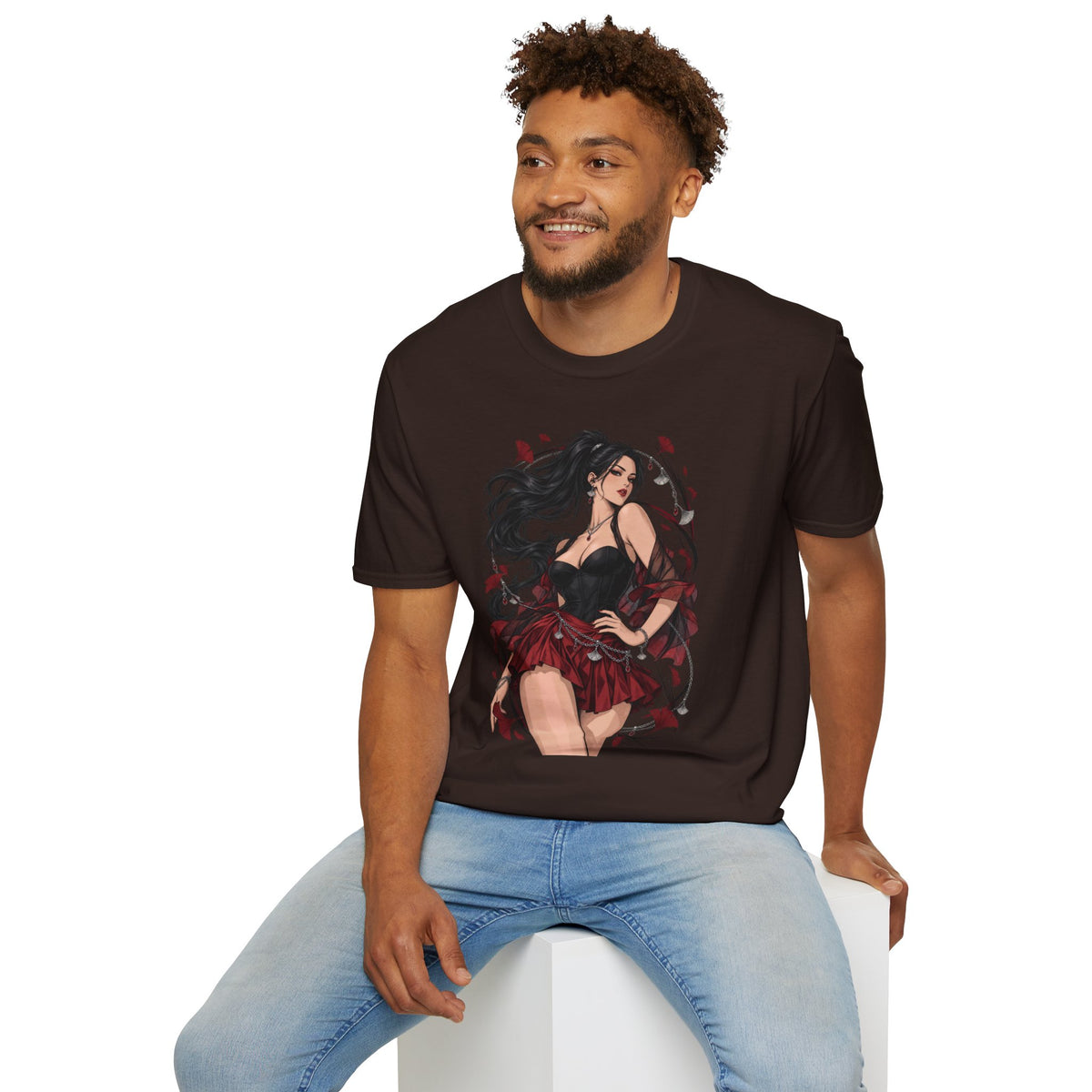Victoria | Japanese Anime Style Sexy Pin Up Girl Graphic Shirt