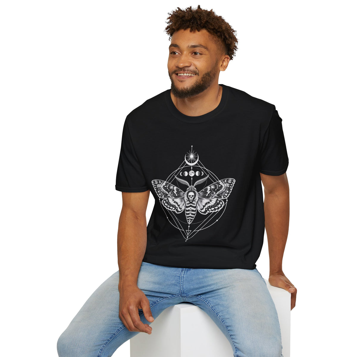 Death's-Head Moth | Occult Moon Phases | Graphic Tee