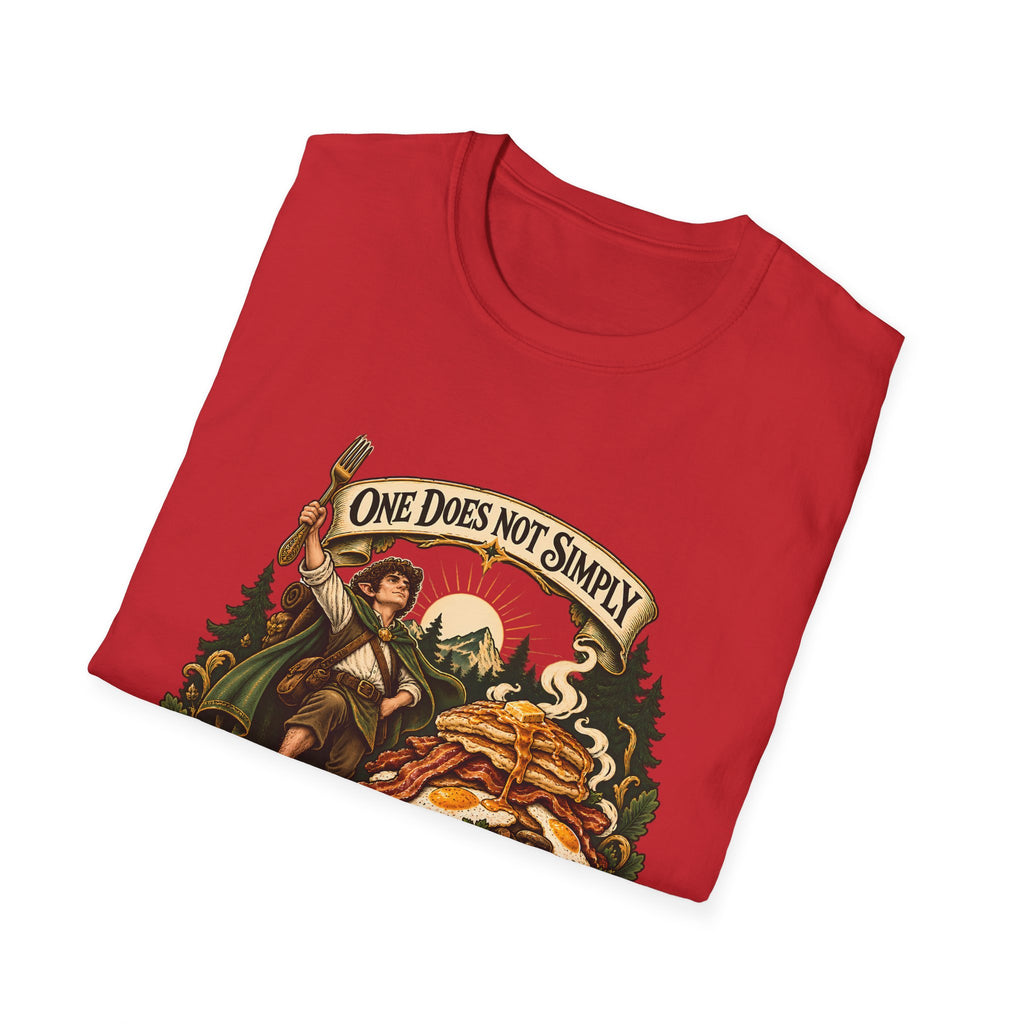 One Does Not Simply Skip Second Breakfast | Funny Hobbit Breakfast Graphic