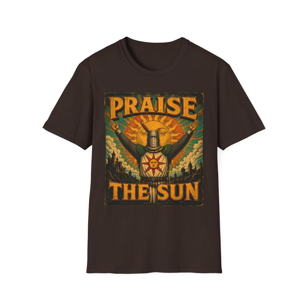 Praise the Sun T-Shirt — Dark Souls-Inspired Gaming Tee